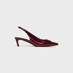 CELINE ALMA TRIOMPHE SLINGBACK in PATENT CALFSKIN