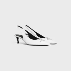 CELINE ALMA TRIOMPHE SLINGBACK in GLOSSY CALFSKIN