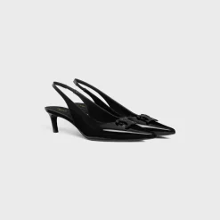 CELINE ALMA TRIOMPHE SLINGBACK in PATENT CALFSKIN