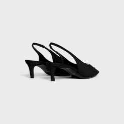 CELINE ALMA TRIOMPHE SLINGBACK in GROS-GRAIN
