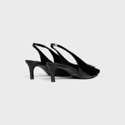 CELINE ALMA TRIOMPHE SLINGBACK in GLOSSY CALFSKIN
