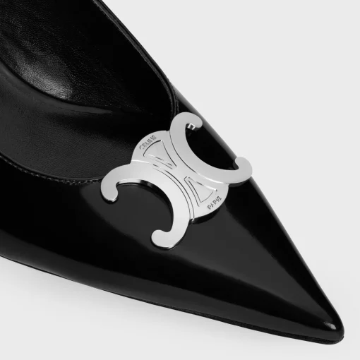 CELINE ALMA TRIOMPHE SLINGBACK in GLOSSY CALFSKIN
