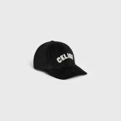 celine baseball cap in corduroy