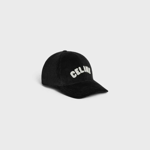 celine baseball cap in corduroy