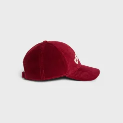celine baseball cap in cotton velvet