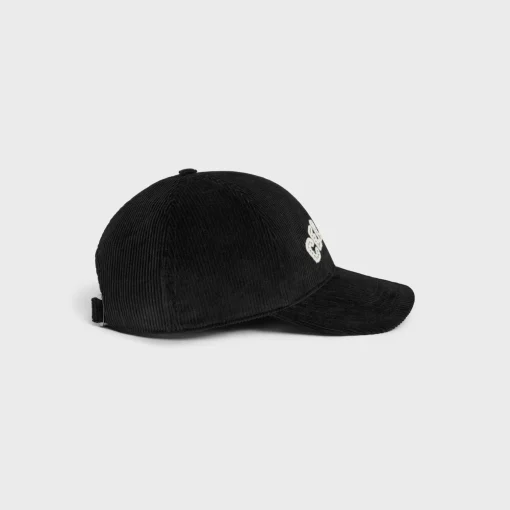 celine baseball cap in corduroy