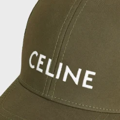celine baseball cap in cotton