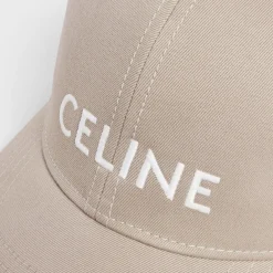 celine baseball cap in cotton