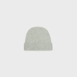 celine beanie in ribbed wool