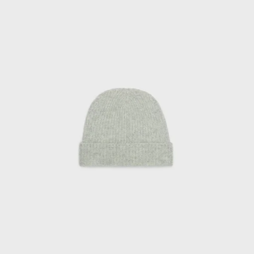 celine beanie in ribbed wool