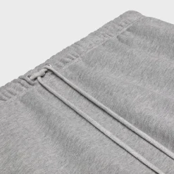 celine blason loose shorts in cotton fleece