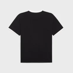 celine blason loose t-shirt in cotton jersey