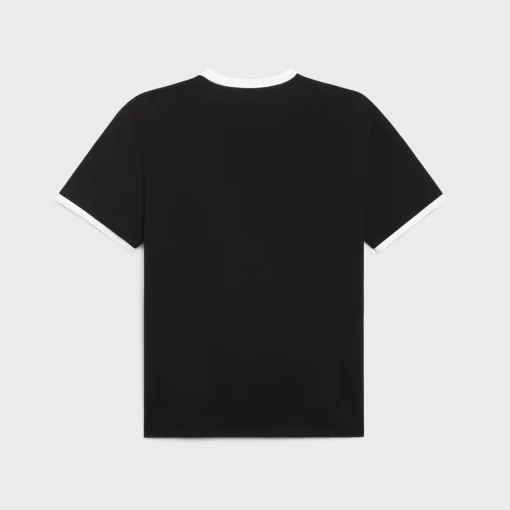 celine blason loose t-shirt in cotton jersey