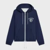 celine blason windbreaker in lightweight nylon