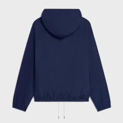 celine blason windbreaker in lightweight nylon