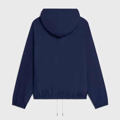celine blason windbreaker in lightweight nylon