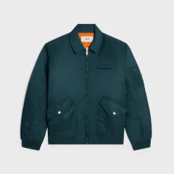 celine bomber jacket in nylon