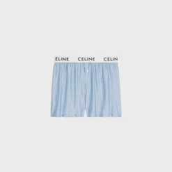 Celine boxers in striped silk
