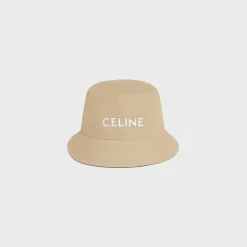 celine bucket hat in cotton gabardine
