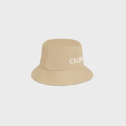 celine bucket hat in cotton gabardine