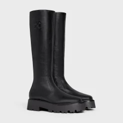 CELINE BULKY ZIPPED BOOT in Calfskin
