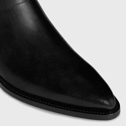 CELINE CAMARGUE BIKER CHELSEA BOOT in CALFSKIN - VEGETAL TANNING