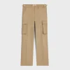 celine cargo pants in technical cotton