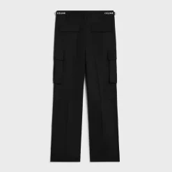celine cargo pants in technical cotton