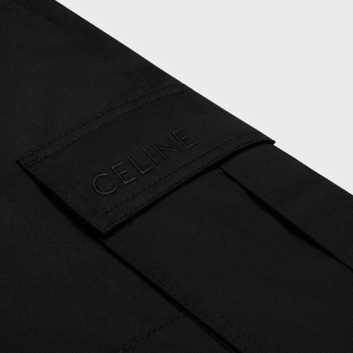celine cargo pants in technical cotton