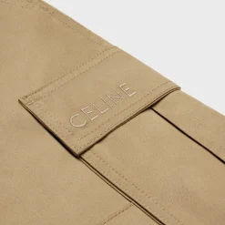 celine cargo pants in technical cotton