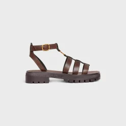 CELINE CLEA TRIOMPHE GLADIATOR SANDAL in CALFSKIN - VEGETAL TANNING