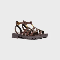 CELINE CLEA TRIOMPHE GLADIATOR SANDAL in CALFSKIN - VEGETAL TANNING