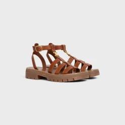 CELINE CLEA TRIOMPHE GLADIATOR SANDAL in CALFSKIN - VEGETAL TANNING