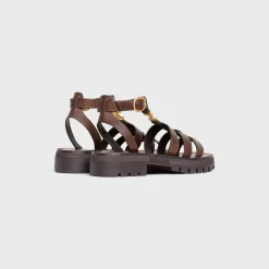 CELINE CLEA TRIOMPHE GLADIATOR SANDAL in CALFSKIN - VEGETAL TANNING