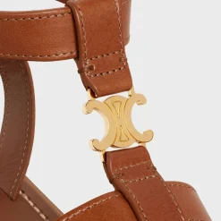 CELINE CLEA TRIOMPHE GLADIATOR SANDAL in CALFSKIN - VEGETAL TANNING