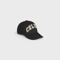 celine college baseball cap in cotton