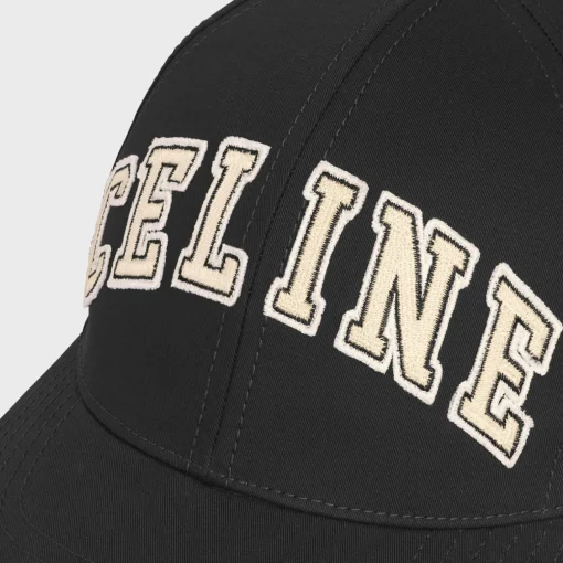 celine college baseball cap in cotton