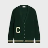 celine college cardigan in cotton
