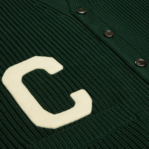 celine college cardigan in cotton