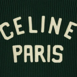 celine college cardigan in cotton