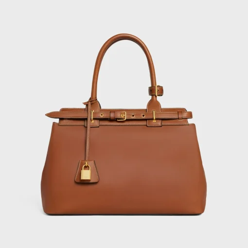 CELINE CONTI BAG in natural calfskin