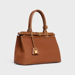 CELINE CONTI BAG in natural calfskin