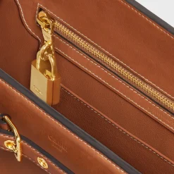 CELINE CONTI BAG in natural calfskin
