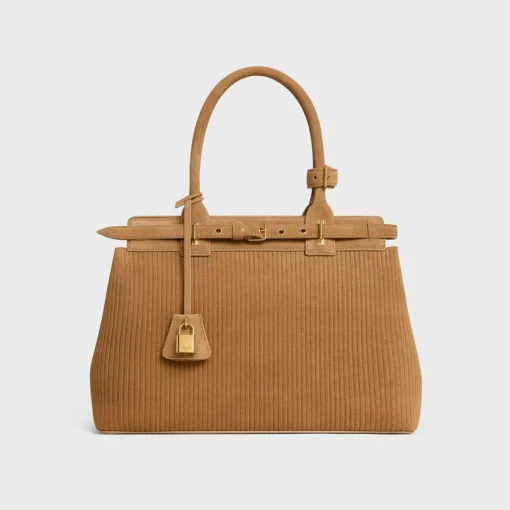 CELINE CONTI BAG in STRIPED SUEDE CALFSKIN