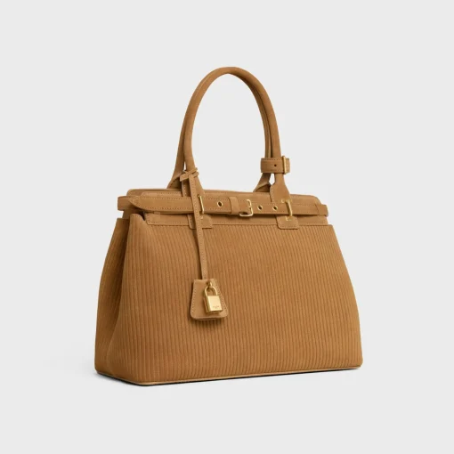 CELINE CONTI BAG in STRIPED SUEDE CALFSKIN