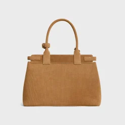 CELINE CONTI BAG in STRIPED SUEDE CALFSKIN