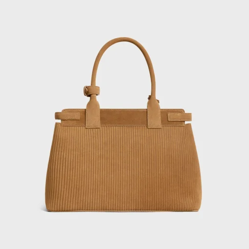 CELINE CONTI BAG in STRIPED SUEDE CALFSKIN