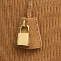CELINE CONTI BAG in STRIPED SUEDE CALFSKIN