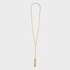 Celine César Project Compression Necklace in Vermeil