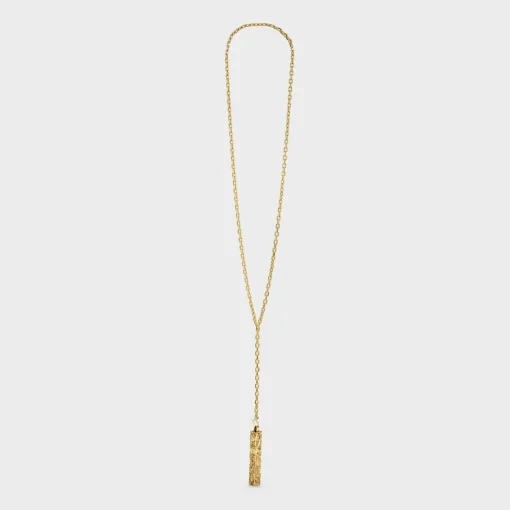 Celine César Project Compression Necklace in Vermeil